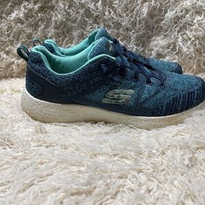 Skechers Blue Teal Athletic Sneakers